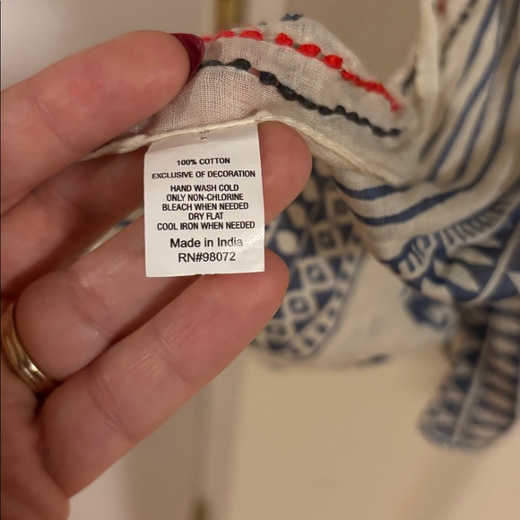 Bohemian Elephant Print Scarf with sequins - Picture 2 of 4